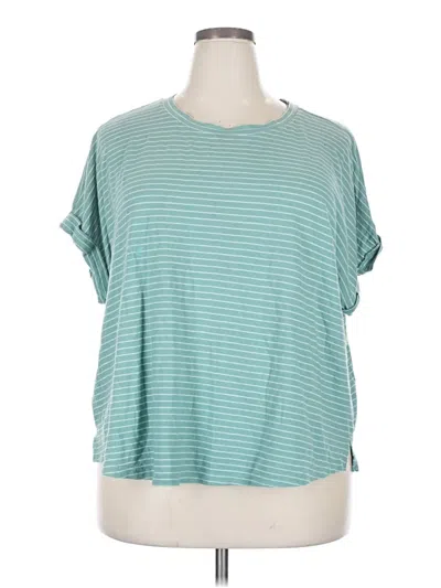 Pre-owned 24/7 Maurices Short Sleeve T-shirt In Blue