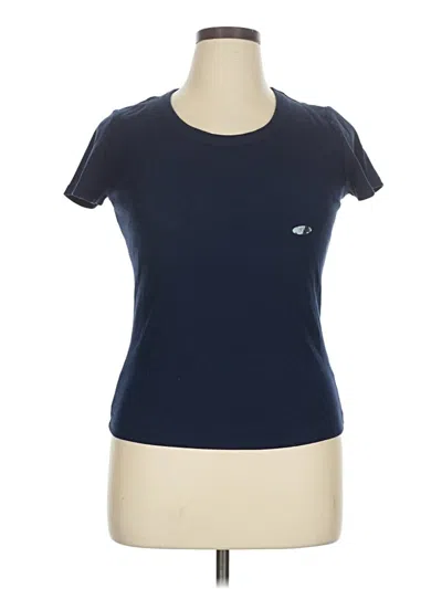 Pre-owned 24/7 Maurices Short Sleeve T-shirt In Blue