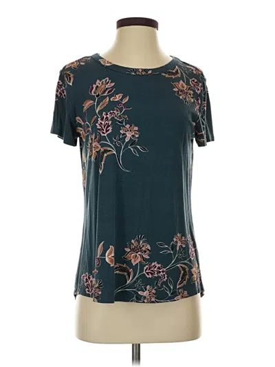 Pre-owned 24/7 Maurices Short Sleeve T-shirt In Blue