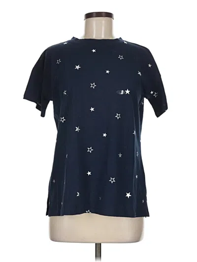 Pre-owned 24/7 Maurices Short Sleeve T-shirt In Blue