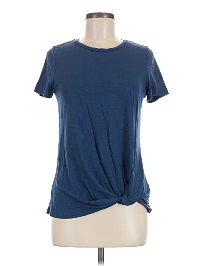 Pre-owned 24/7 Maurices Short Sleeve T-shirt In Blue