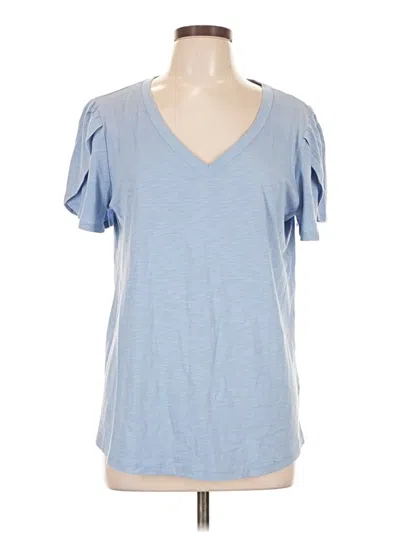 Pre-owned 24/7 Maurices Short Sleeve T-shirt In Blue