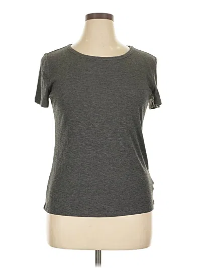 Pre-owned 24/7 Maurices Short Sleeve T-shirt In Gray