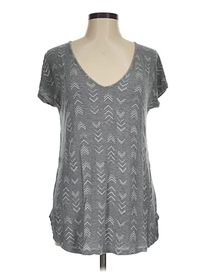 Pre-owned 24/7 Maurices Short Sleeve T-shirt In Gray