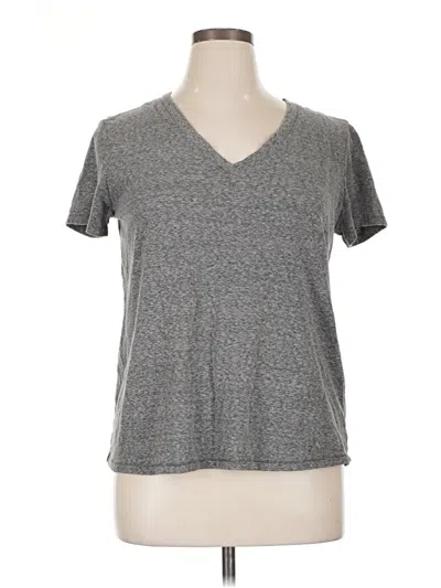 Pre-owned 24/7 Maurices Short Sleeve T-shirt In Gray