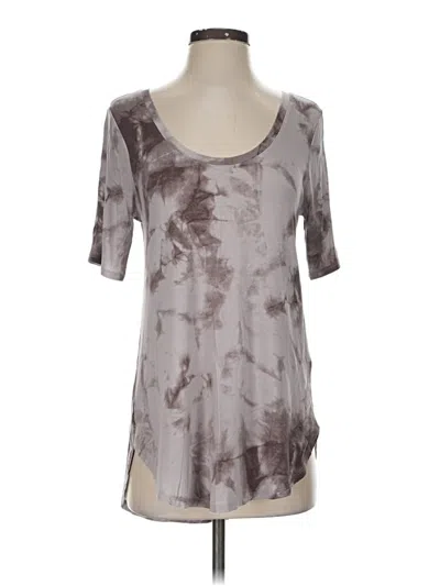 Pre-owned 24/7 Maurices Short Sleeve T-shirt In Gray