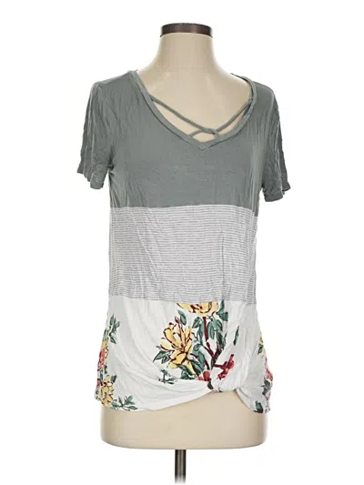 Pre-owned 24/7 Maurices Short Sleeve T-shirt In Gray