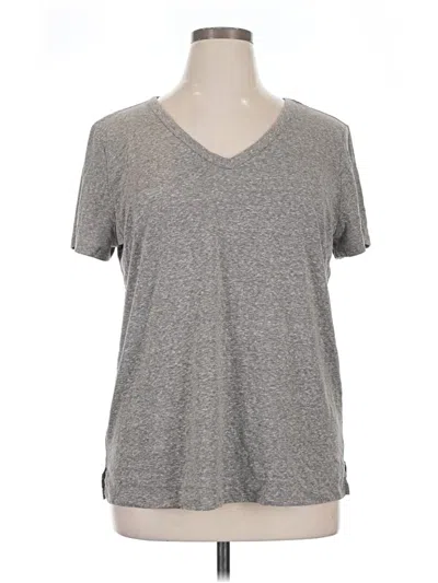 Pre-owned 24/7 Maurices Short Sleeve T-shirt In Gray