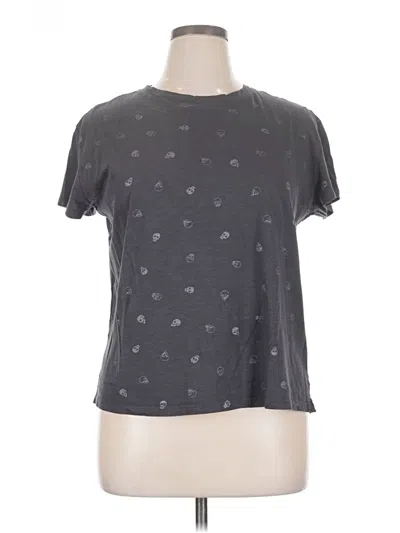 Pre-owned 24/7 Maurices Short Sleeve T-shirt In Gray
