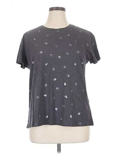 Pre-owned 24/7 Maurices Short Sleeve T-shirt In Gray