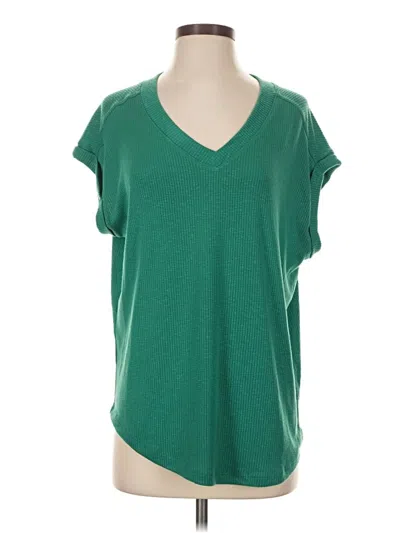 Pre-owned 24/7 Maurices Short Sleeve T-shirt In Green