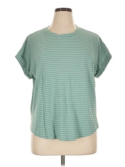 Pre-owned 24/7 Maurices Short Sleeve T-shirt In Green