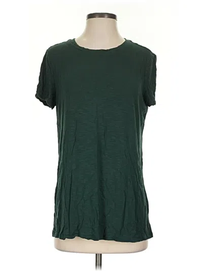 Pre-owned 24/7 Maurices Short Sleeve T-shirt In Green