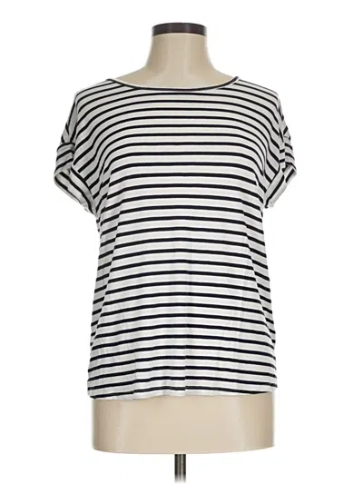 Pre-owned 24/7 Maurices Short Sleeve T-shirt In Ivory