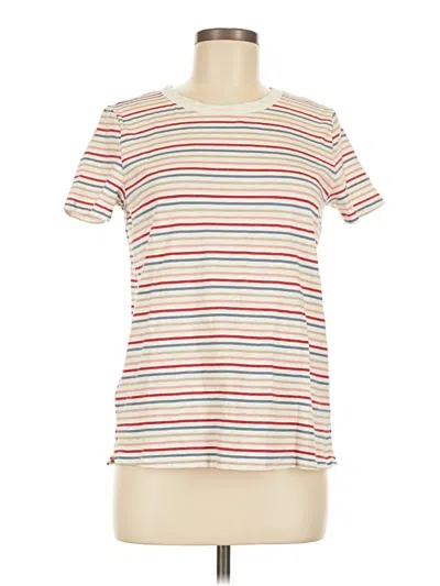 Pre-owned 24/7 Maurices Short Sleeve T-shirt In Ivory