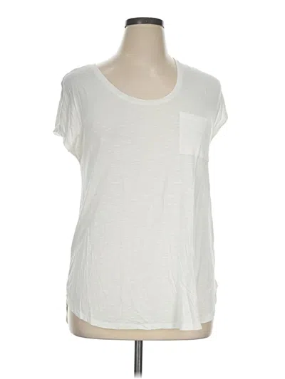 Pre-owned 24/7 Maurices Short Sleeve T-shirt In Ivory