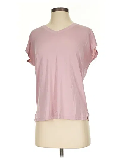 Pre-owned 24/7 Maurices Short Sleeve T-shirt In Pink