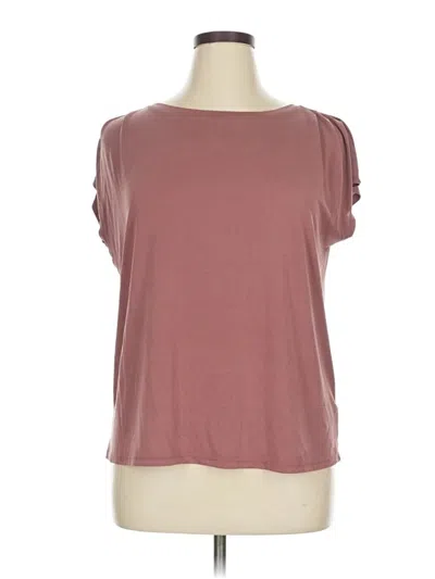 Pre-owned 24/7 Maurices Short Sleeve T-shirt In Pink