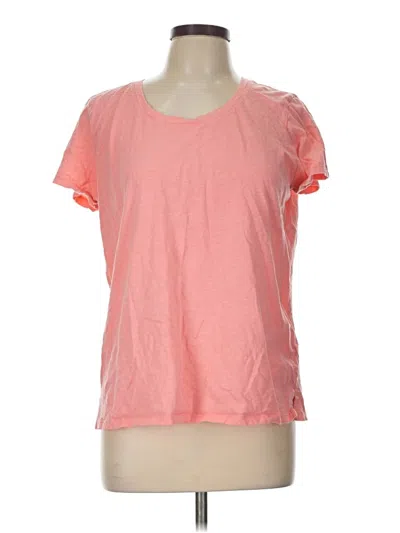 Pre-owned 24/7 Maurices Short Sleeve T-shirt In Pink