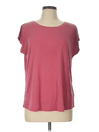 Pre-owned 24/7 Maurices Short Sleeve T-shirt In Pink