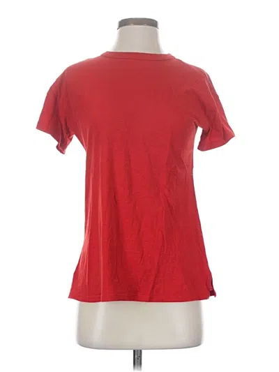 Pre-owned 24/7 Maurices Short Sleeve T-shirt In Red