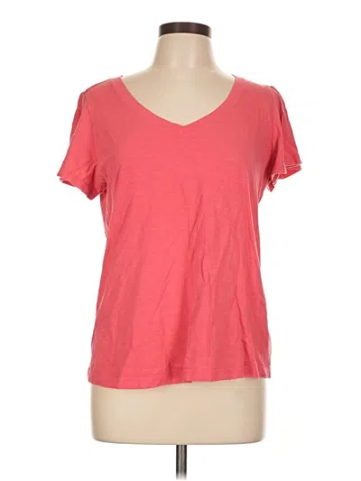 Pre-owned 24/7 Maurices Short Sleeve T-shirt In Red