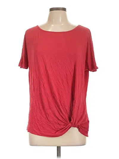 Pre-owned 24/7 Maurices Short Sleeve T-shirt In Red