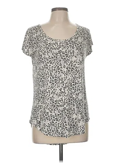 Pre-owned 24/7 Maurices Short Sleeve T-shirt In Silver