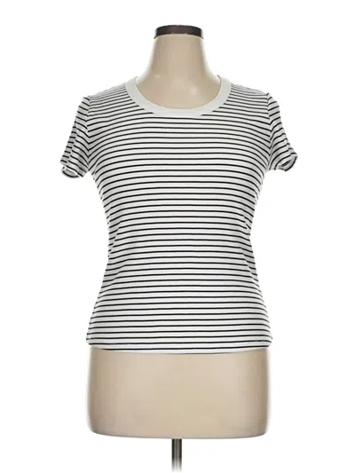 Pre-owned 24/7 Maurices Short Sleeve T-shirt In Silver
