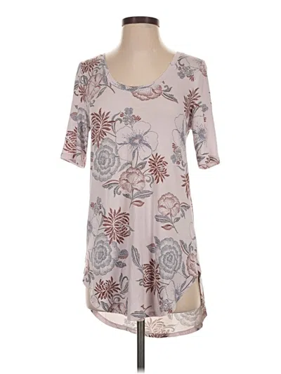 Pre-owned 24/7 Maurices Short Sleeve T-shirt In Tan