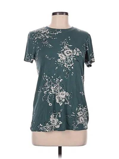 Pre-owned 24/7 Maurices Short Sleeve T-shirt In Teal