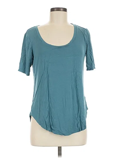 Pre-owned 24/7 Maurices Short Sleeve T-shirt In Teal