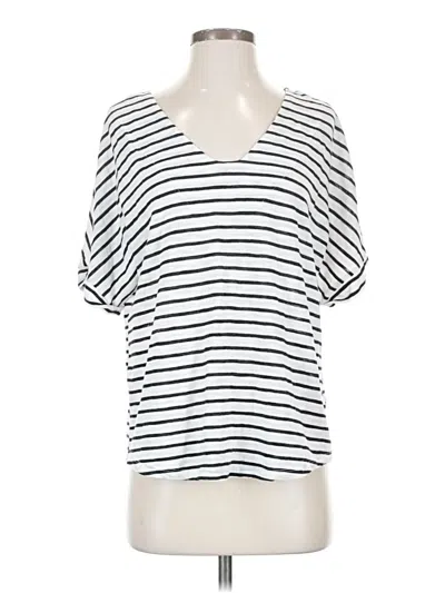 Pre-owned 24/7 Maurices Short Sleeve T-shirt In White