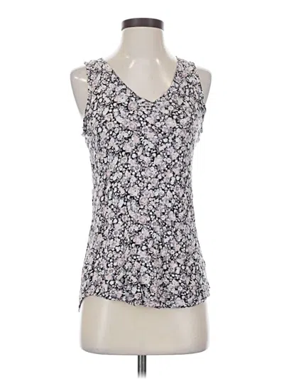 Pre-owned 24/7 Maurices Sleeveless Blouse In Gray