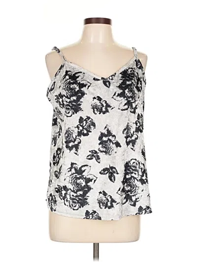 Pre-owned 24/7 Maurices Sleeveless Blouse In White