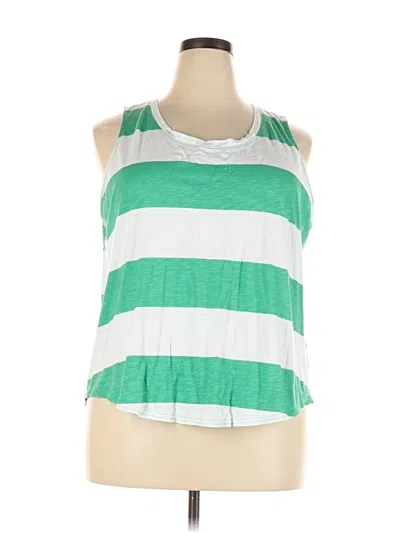 Pre-owned 24/7 Maurices Sleeveless T-shirt In Green