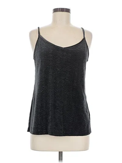 Pre-owned 24/7 Maurices Sleeveless Top Gray Halter Neckline Tops