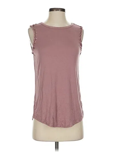 Pre-owned 24/7 Maurices Sleeveless Top Pink Scoop Neck Tops