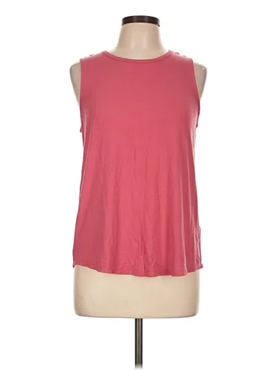 Pre-owned 24/7 Maurices Sleeveless Top Pink Scoop Neck Tops