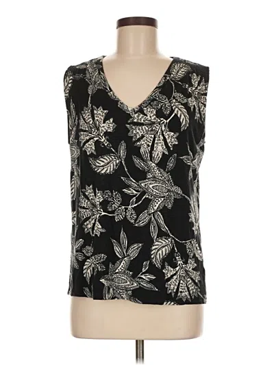 Pre-owned 24/7 Maurices Sleeveless T-shirt In Black