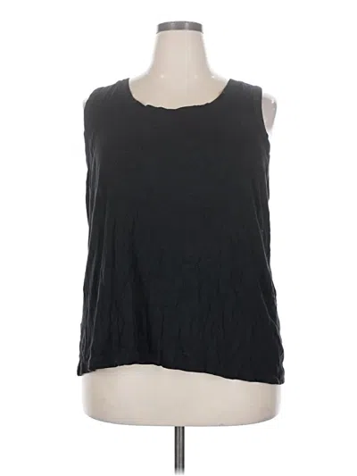 Pre-owned 24/7 Maurices Sleeveless T-shirt In Black