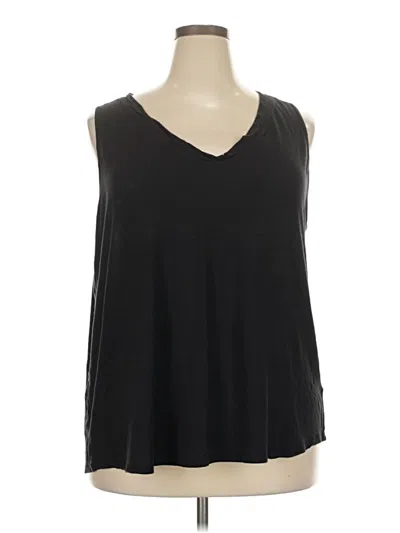Pre-owned 24/7 Maurices Sleeveless T-shirt In Black
