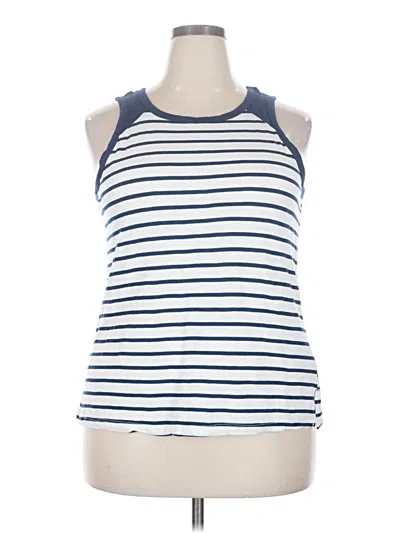 Pre-owned 24/7 Maurices Sleeveless T-shirt In Blue