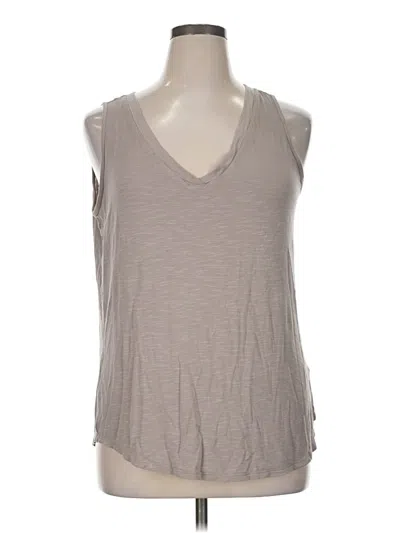 Pre-owned 24/7 Maurices Sleeveless T-shirt In Gray