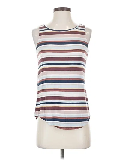 Pre-owned 24/7 Maurices Sleeveless T-shirt In Ivory