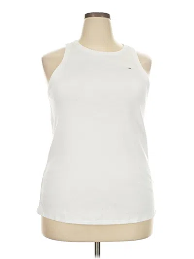 Pre-owned 24/7 Maurices Sleeveless T-shirt In White