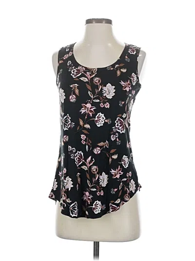 Pre-owned 24/7 Maurices Tank Top Black Strapless Neckline Tops