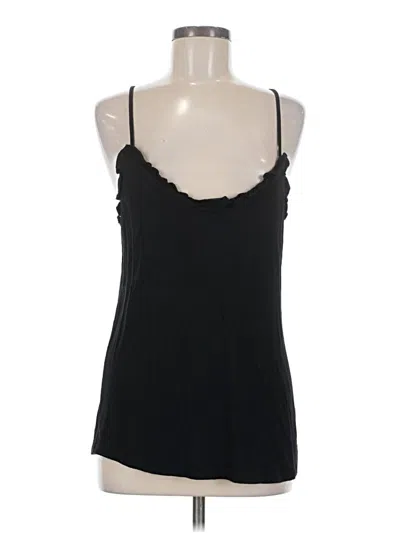 Pre-owned 24/7 Maurices Tank Top Black Sweetheart Neckline Tops