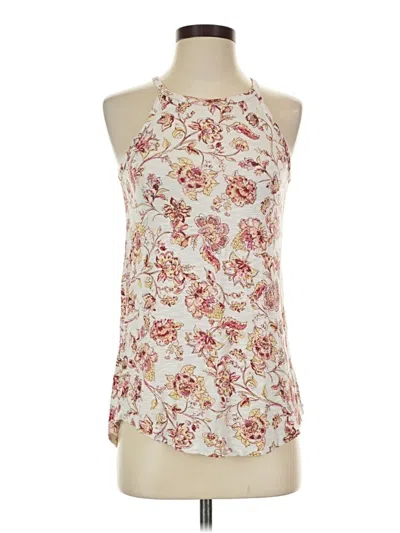 Pre-owned 24/7 Maurices Tank Top Ivory Halter Neckline Tops