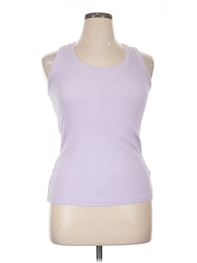 Pre-owned 24/7 Maurices Tank Top Purple Halter Neckline Tops